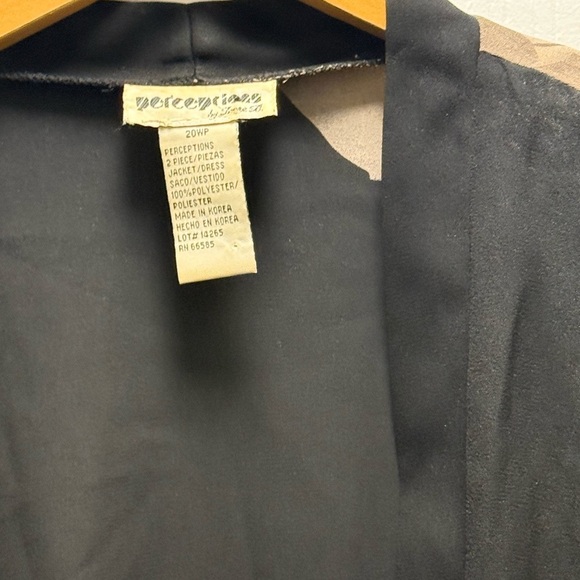 Perceptions Black Open-Front Jacket - Picture 3 of 6